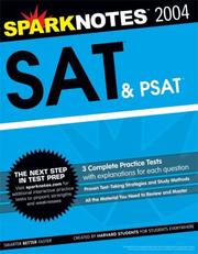 Cover of: SAT 2004 Edition (SparkNotes Test Prep) (SparkNotes Test Prep)