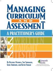 Cover of: Managing Curriculum And Assessment | Sue Shidaker