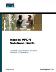 Cover of: Access VPDN Solutions Guide