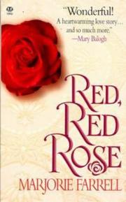 Cover of: Red, Red Rose by Marjorie Farrell