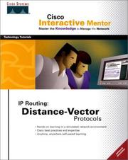Cover of: CISCO Interactive Mentor IP Routing: Distance-Vector Protocols (With CD-ROM)
