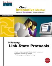 Cover of: CIM IP Routing Link-State Protocols (Network Simulator CD-ROM)