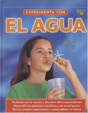 Cover of: El Aqua (Water) (Experiment With)