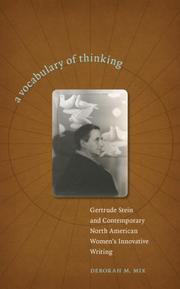 A Vocabulary of Thinking by Deborah M. Mix
