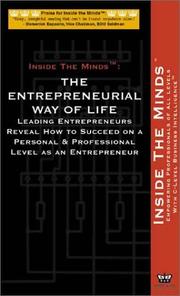 Cover of: The Entrepreneurial Way of Life: Leading Entrepreneurs Reveal How to Succeed on a Personal & Professional Level as an Entrepreneur (Inside the Minds series)