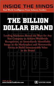 Cover of: The Billion Dollar Brand | Inside the Minds staff