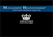 Cover of: Management Brainstormers