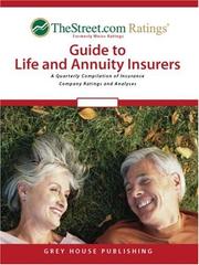 Cover of: TheStreet.Com Ratings' Guide to Life, Health and Annuity Insurers: Winter 06-07 : A Quarterly Compilation of Insurance Company Ratings and Analyses (Thestreet.Com ... Ratings Guide to Life & Annuity Insurers)