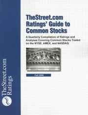 Cover of: Weiss Ratings' Guide to Common Stocks Fall 06: A Quarterly Compilation of Ratings and Analyses Covering Common Stocks Traded on the Nyse, Amex and Nasdaq : (Weiss Ratings' Guide to Common Stock)