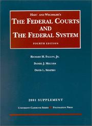 Cover of: Federal Courts and the Federal System: 2001 Supplement