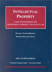Cover of: Intellectual Property 2002: Trademark, Copyright and Patent Law : Cases and Materials