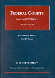 Cover of: Supplement to Federal Courts