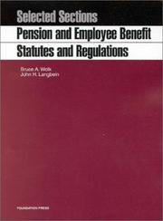 Cover of: Selected Section: Pension and Employee Benefit Law