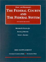 Cover of: Supplement to Hart & Wechsler's Federal Courts