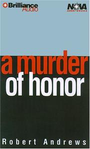 Cover of: Murder of Honor, A