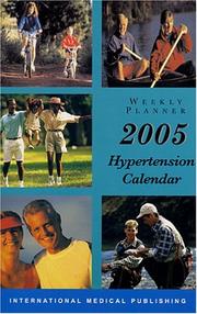 Cover of: 2005 Hypertension Calendar