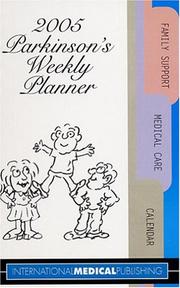 Cover of: Parkinson's Weekly Planner