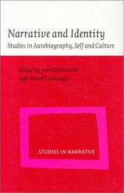 Cover of: Narrative and Identity: Studies in Autobiography, Self and Culture (Studies in Narative, Volume 1)