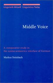 Middle Voice by Markus Steinbach