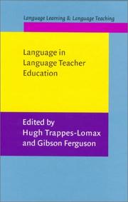 Cover of: Language in Language Teacher Education (Language Learning and Language Teaching, 4) by H. R. Trappes-Lomax, Gibson Ferguson