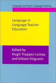Cover of: Language in Language Teacher Education (Language Learning and Language Teaching, 4)