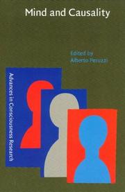 Cover of: Mind and Causality (Advances in Consciousness Research, V. 55) by Alberto Peruzzi