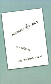 Cover of: Mistakes Were Made | Christopher Zadak