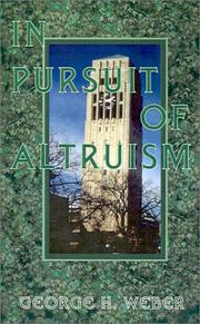 Cover of: In Pursuit of Altruism