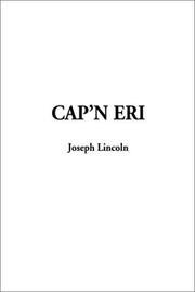 Cover of: Cap'N Eri by Joseph Crosby Lincoln