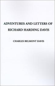 Cover of: Adventures and Letters of Richard Harding Davis by Charles Belmont Davis