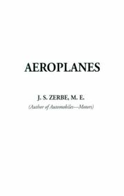 Cover of: Aeroplanes | J. S. Zerbe