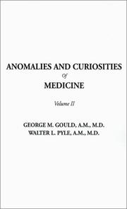 Cover of: Anomalies and Curiosities of Medicine