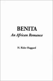 Cover of: Benita, an African Romance by H. Rider Haggard
