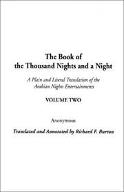 Cover of: The Book of the Thousand Nights and a Night