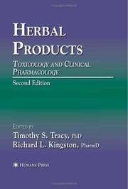 Herbal products by Timothy S. Tracy, Richard L. Kingston