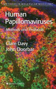 Cover of: Human Papillomaviruses: Methods and Protocols (Methods in Molecular Medicine)