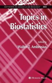 Cover of: Topics in Biostatistics by Walter T. Ambrosius