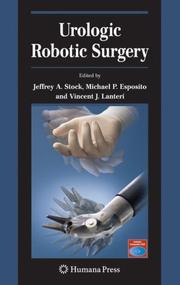 Cover of: Urologic Robotic Surgery (Current Clinical Urology)