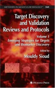 Cover of: Target Discovery and Validation Reviews and Protocols | Mouldy Sioud