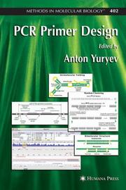 Cover of: PCR Primer Design | Anton Yuryev