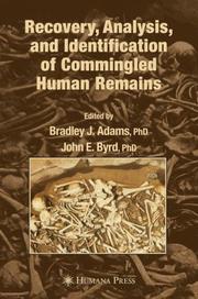 Cover of: Recovery, Analysis, and Identification of Commingled Human Remains