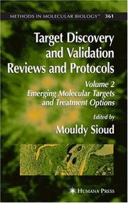 Cover of: Target Discovery and Validation Reviews and Protocols by Mouldy Sioud