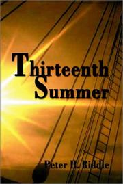 Cover of: Thirteenth Summer