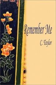 Cover of: Remember Me
