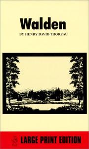 Cover of: Walden by Henry David Thoreau