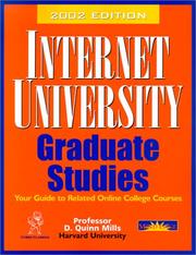 Cover of: Internet University, Graduate Studies (Internet University)