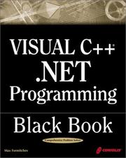 Cover of: Visual C++ .NET Programming Black Book