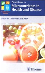 Cover of: Pocket Guide to Micronutrients in Health and Disease