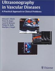 Cover of: Ultrasonography In Vascular Diseases: A Practical Approach to Clinical Problems