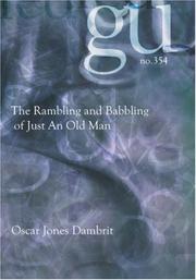 Cover of: The Rambling and Babbling of Just An Old Man by Oscar Jones Dambrit